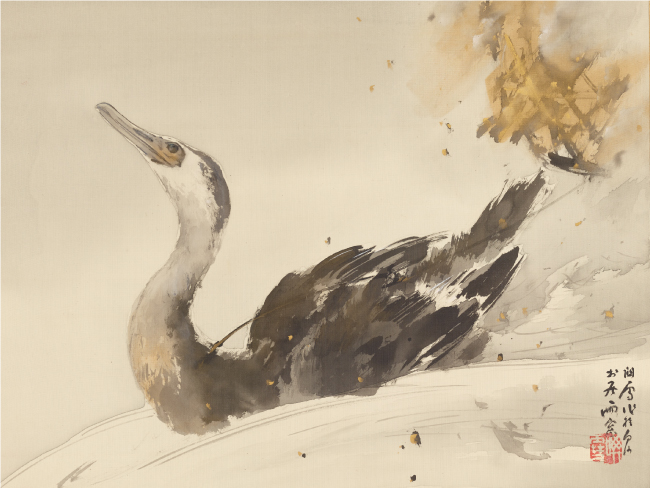 橋本関雪 (夏夕) 水墨画 妖艶な魅力の白狐 複製画お値引き済️⭕️ 橋本関雪 (夏夕) 水墨画 妖艶な魅力の白狐 複製画お値引き済
